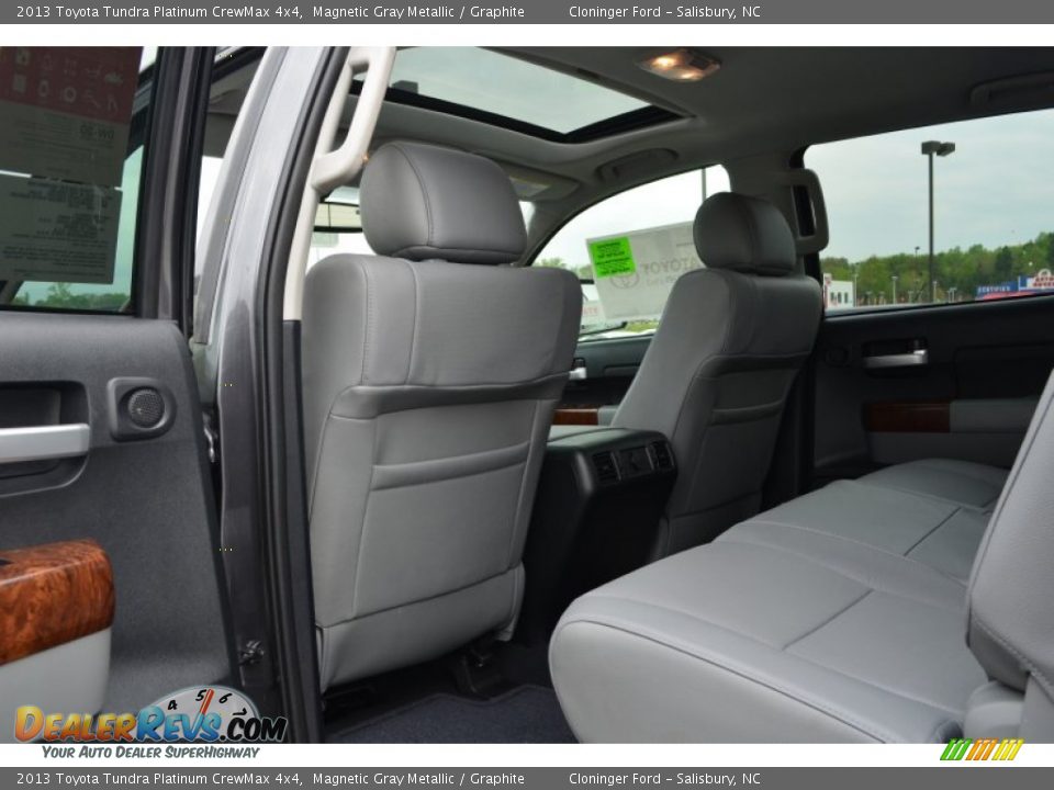 2013 Toyota Tundra Platinum CrewMax 4x4 Magnetic Gray Metallic / Graphite Photo #12
