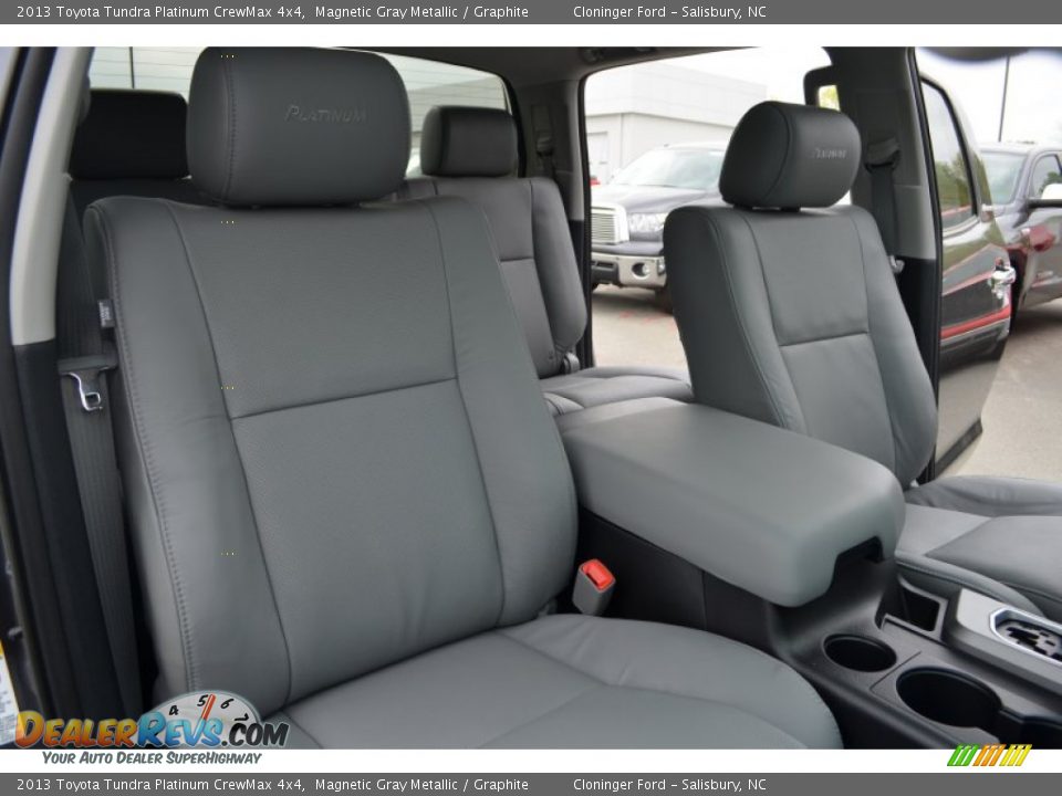 Front Seat of 2013 Toyota Tundra Platinum CrewMax 4x4 Photo #17