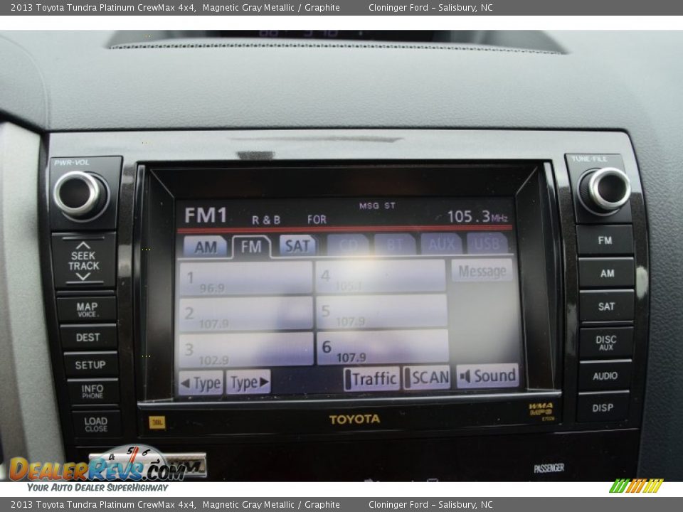Audio System of 2013 Toyota Tundra Platinum CrewMax 4x4 Photo #33
