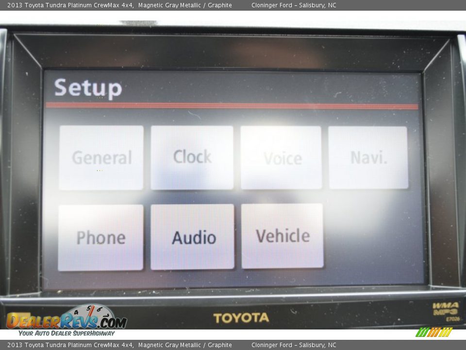 2013 Toyota Tundra Platinum CrewMax 4x4 Magnetic Gray Metallic / Graphite Photo #34