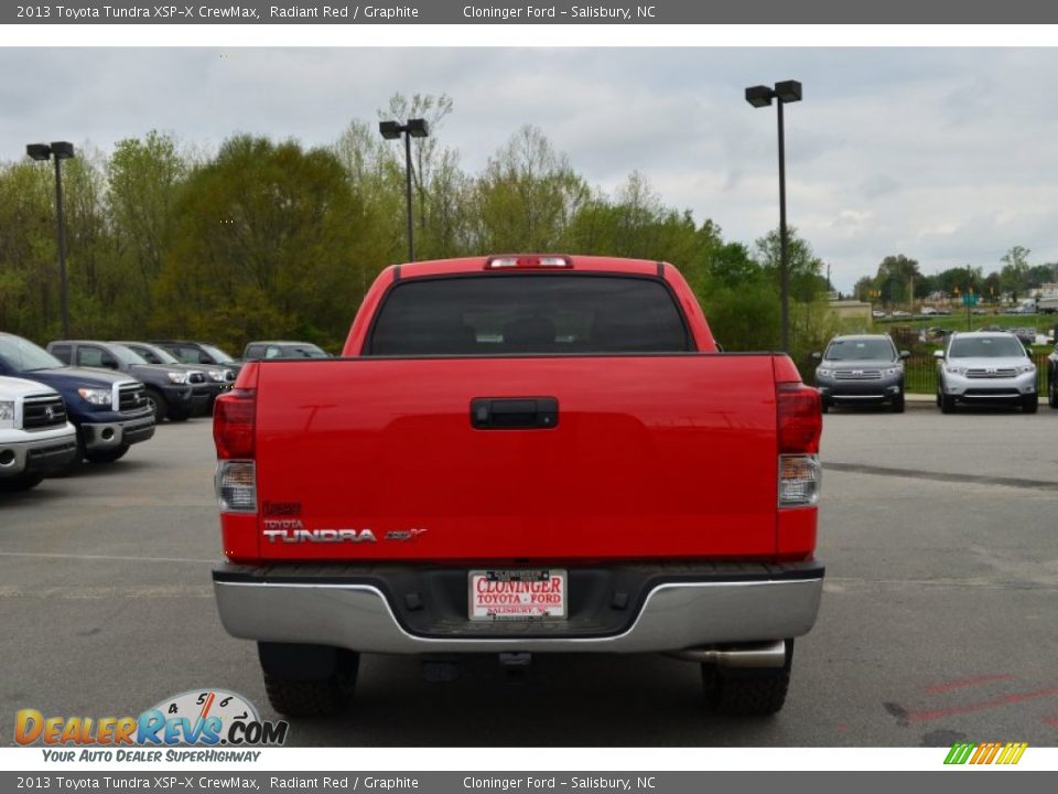 2013 Toyota Tundra XSP-X CrewMax Radiant Red / Graphite Photo #4