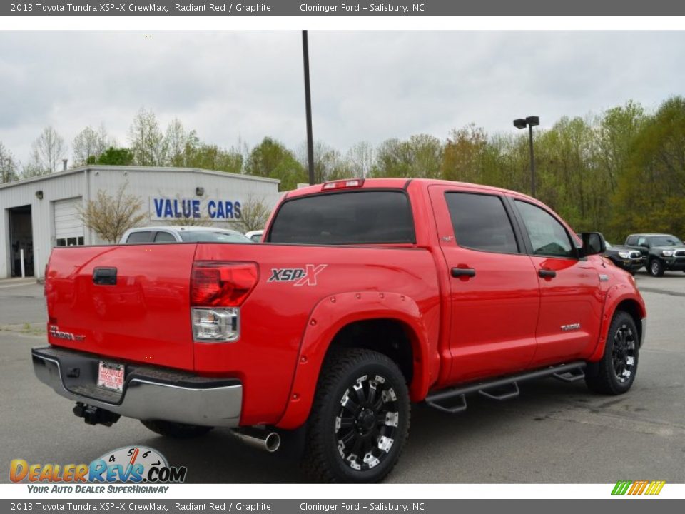 2013 Toyota Tundra XSP-X CrewMax Radiant Red / Graphite Photo #5