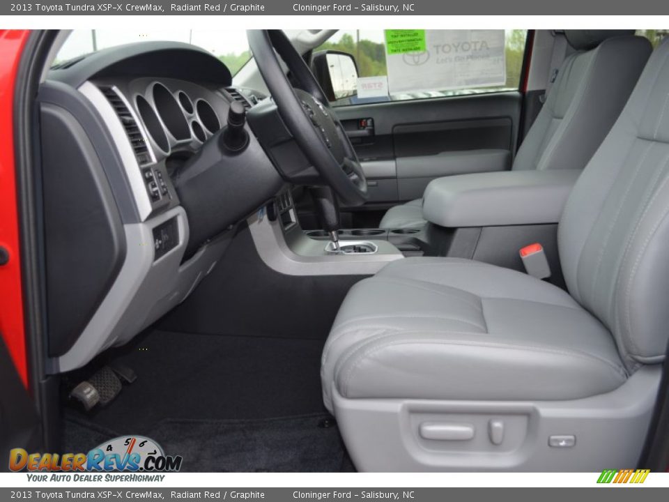 Graphite Interior - 2013 Toyota Tundra XSP-X CrewMax Photo #10