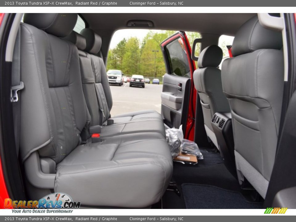 Rear Seat of 2013 Toyota Tundra XSP-X CrewMax Photo #13