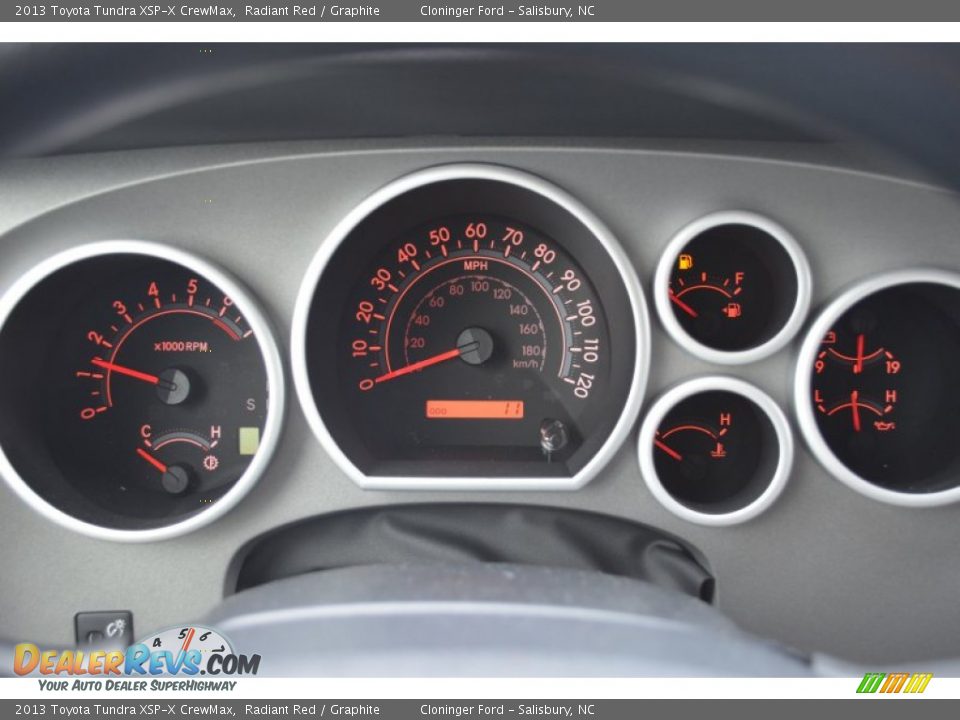 2013 Toyota Tundra XSP-X CrewMax Gauges Photo #30