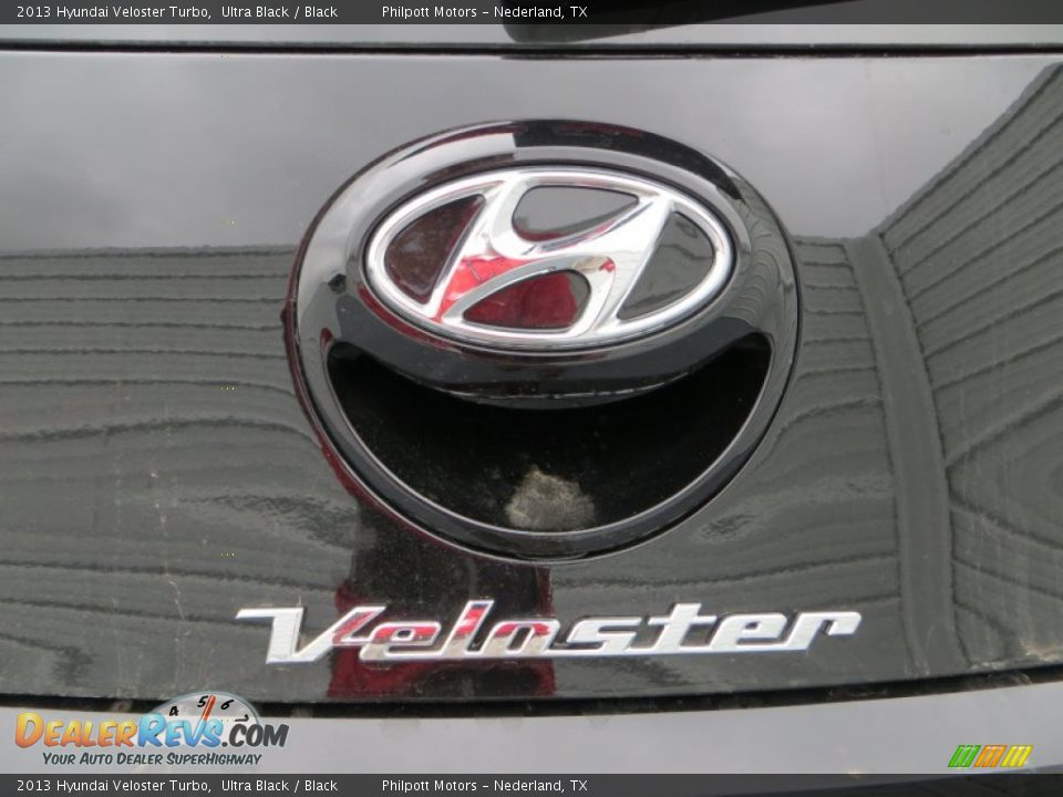 2013 Hyundai Veloster Turbo Ultra Black / Black Photo #13