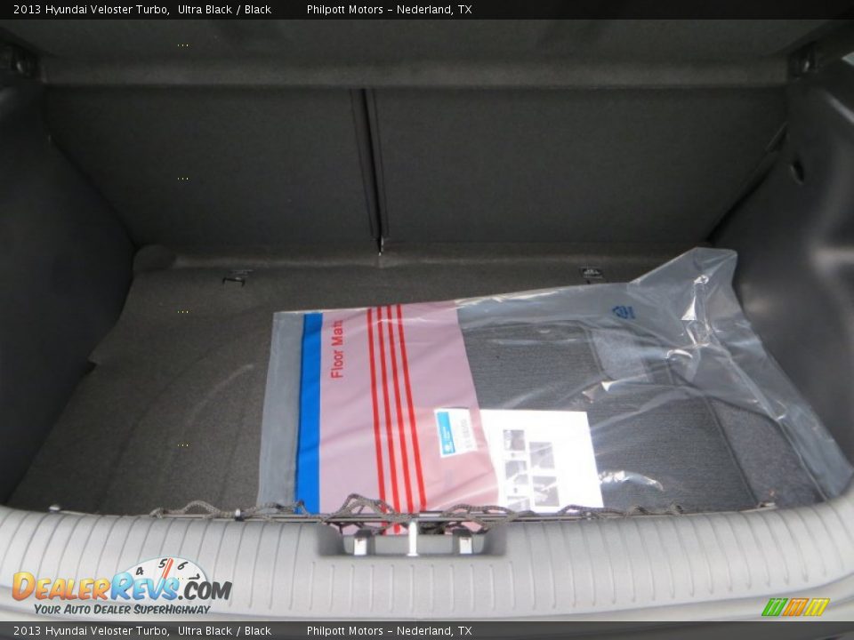 2013 Hyundai Veloster Turbo Ultra Black / Black Photo #22