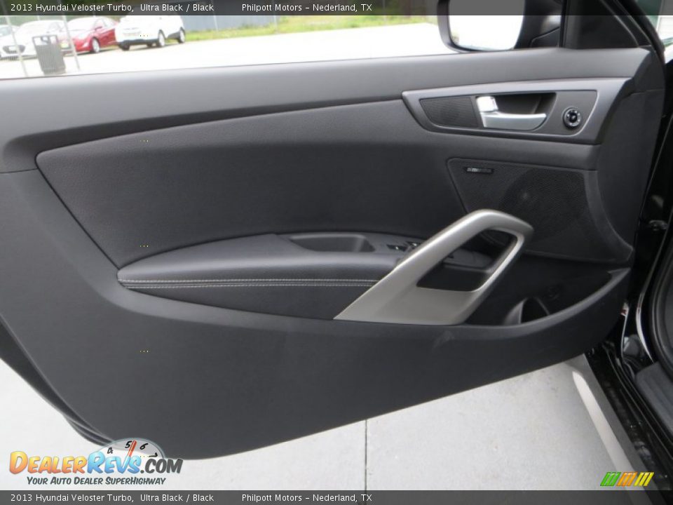 2013 Hyundai Veloster Turbo Ultra Black / Black Photo #23