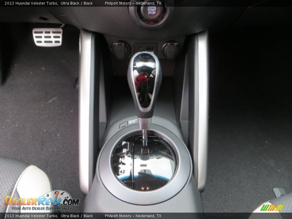 2013 Hyundai Veloster Turbo Ultra Black / Black Photo #28