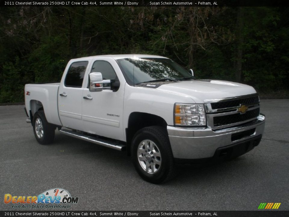 2011 Chevrolet Silverado 2500HD LT Crew Cab 4x4 Summit White / Ebony Photo #1