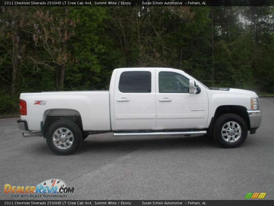 2011 Chevrolet Silverado 2500HD LT Crew Cab 4x4 Summit White / Ebony Photo #2