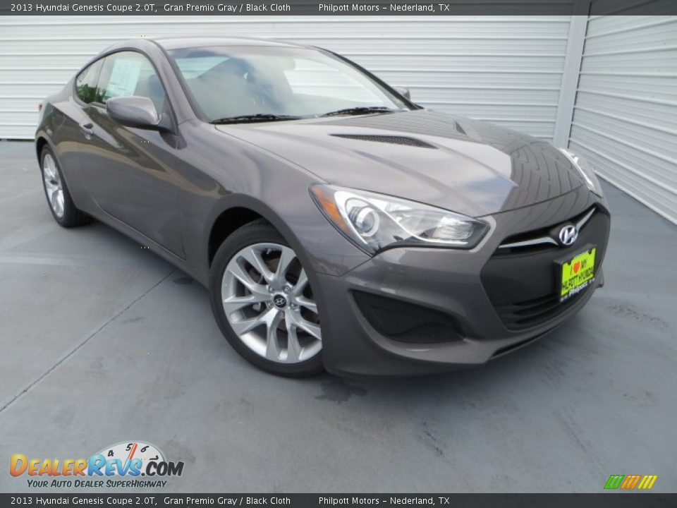 2013 Hyundai Genesis Coupe 2.0T Gran Premio Gray / Black Cloth Photo #1