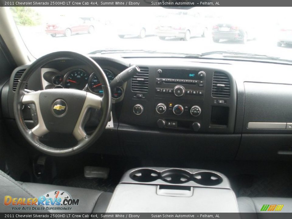 2011 Chevrolet Silverado 2500HD LT Crew Cab 4x4 Summit White / Ebony Photo #3