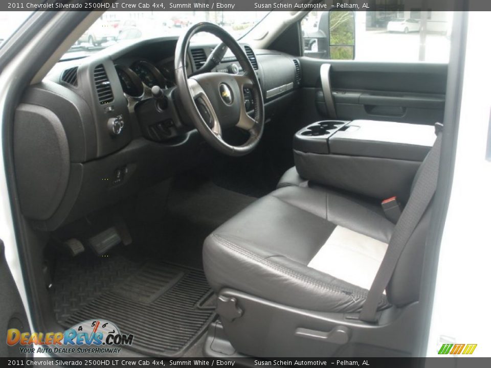 2011 Chevrolet Silverado 2500HD LT Crew Cab 4x4 Summit White / Ebony Photo #4