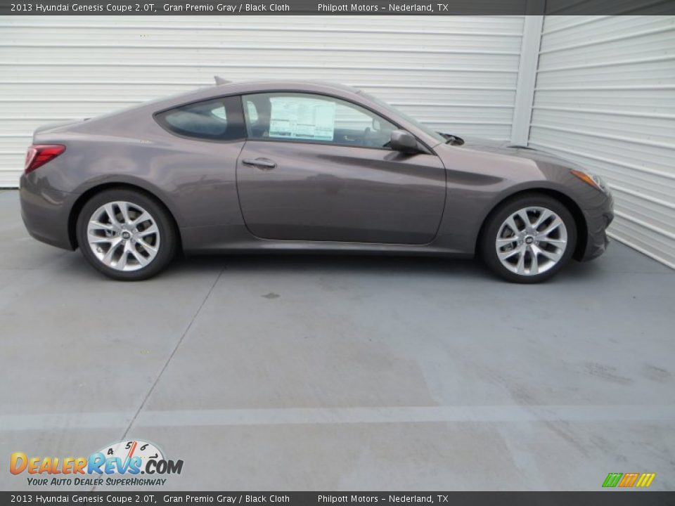 2013 Hyundai Genesis Coupe 2.0T Gran Premio Gray / Black Cloth Photo #3