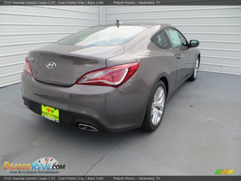 2013 Hyundai Genesis Coupe 2.0T Gran Premio Gray / Black Cloth Photo #4
