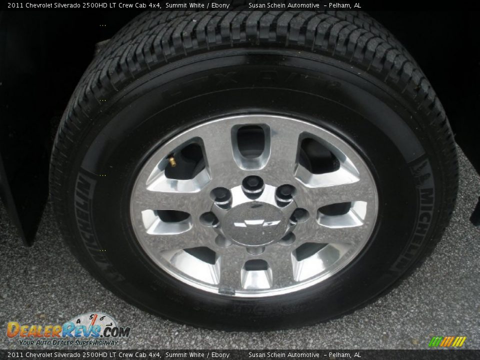 2011 Chevrolet Silverado 2500HD LT Crew Cab 4x4 Summit White / Ebony Photo #8