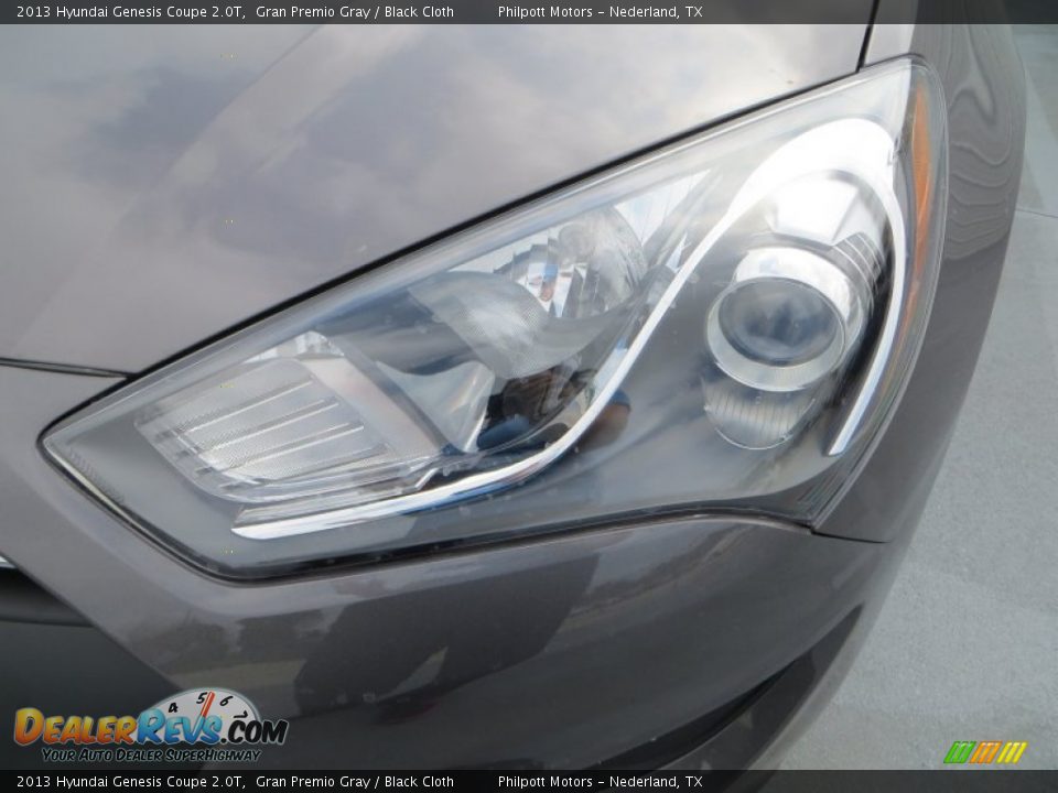 2013 Hyundai Genesis Coupe 2.0T Gran Premio Gray / Black Cloth Photo #9