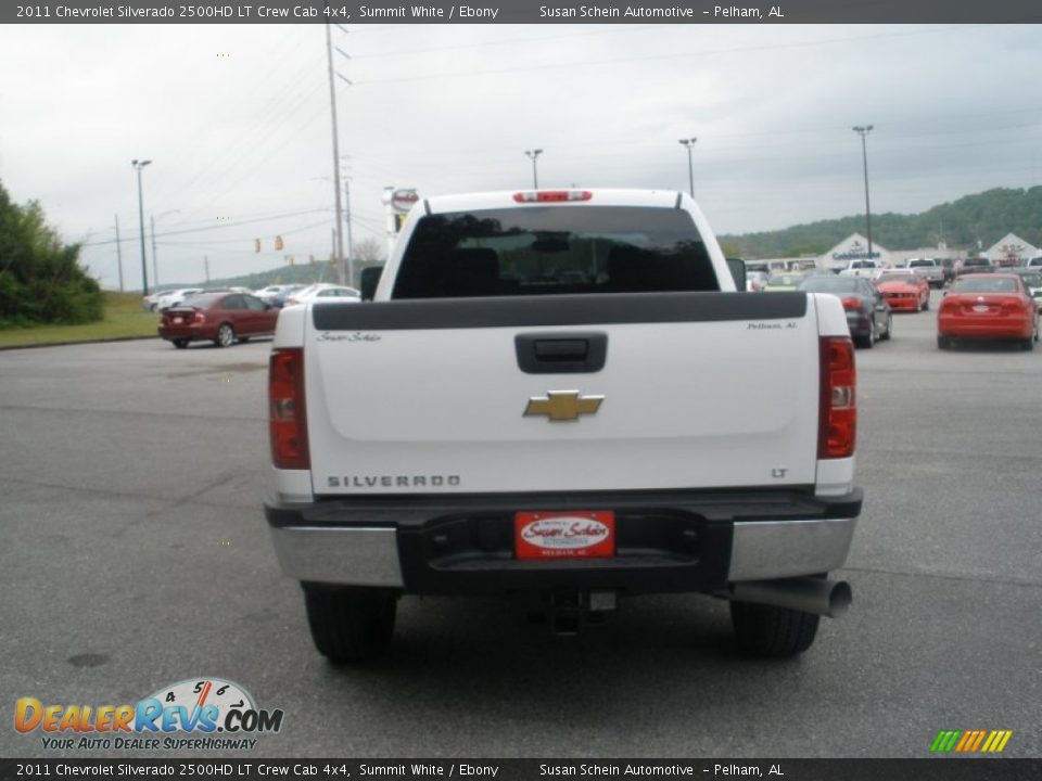 2011 Chevrolet Silverado 2500HD LT Crew Cab 4x4 Summit White / Ebony Photo #11