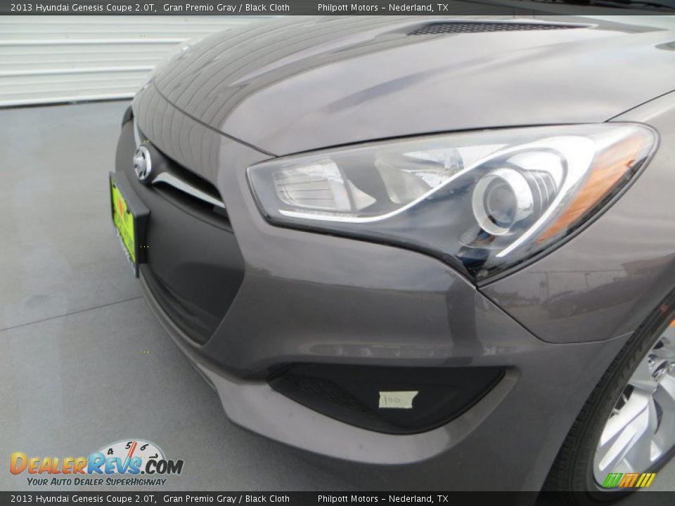 2013 Hyundai Genesis Coupe 2.0T Gran Premio Gray / Black Cloth Photo #10