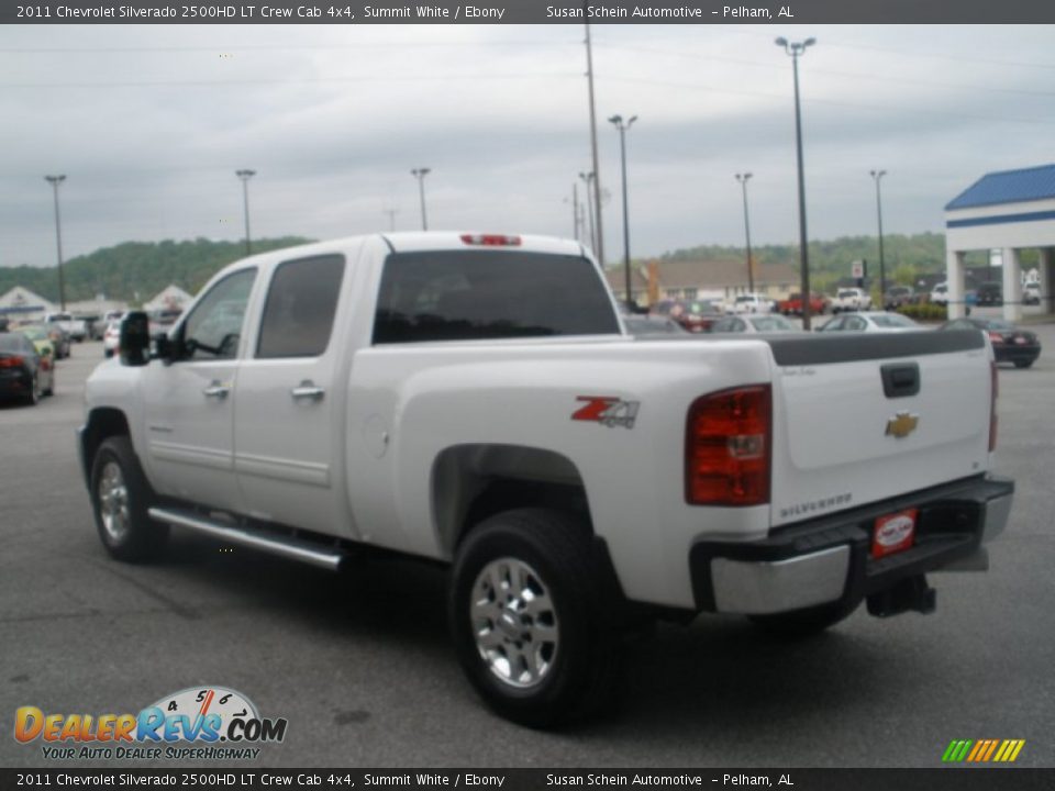 2011 Chevrolet Silverado 2500HD LT Crew Cab 4x4 Summit White / Ebony Photo #12