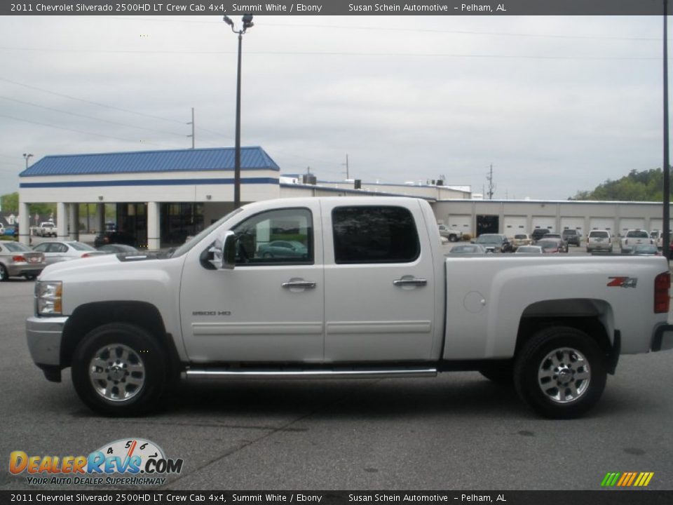 2011 Chevrolet Silverado 2500HD LT Crew Cab 4x4 Summit White / Ebony Photo #13