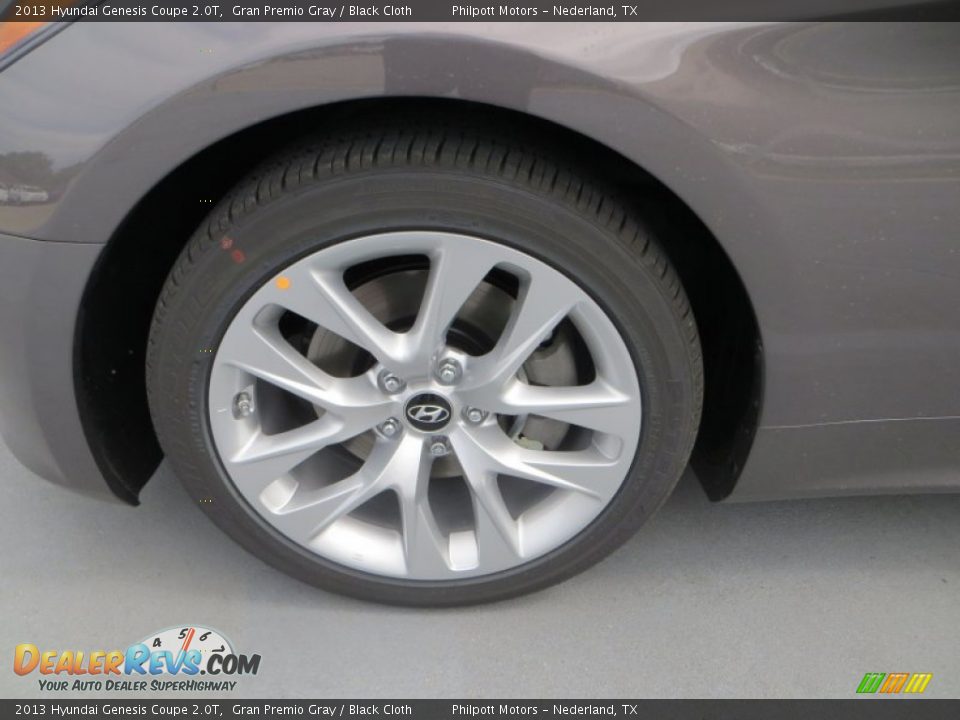 2013 Hyundai Genesis Coupe 2.0T Gran Premio Gray / Black Cloth Photo #11