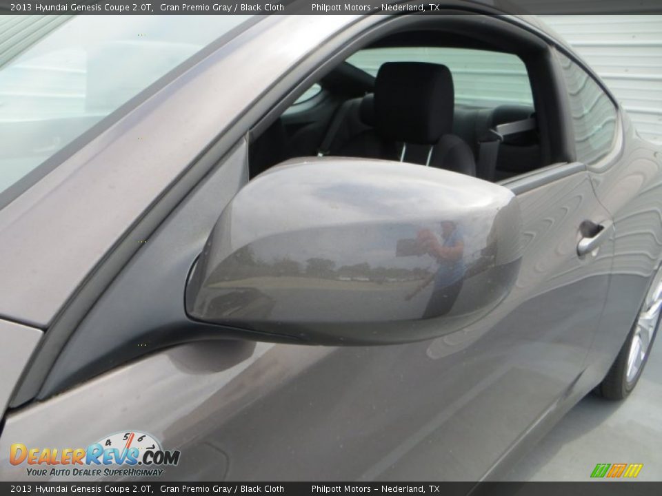 2013 Hyundai Genesis Coupe 2.0T Gran Premio Gray / Black Cloth Photo #12