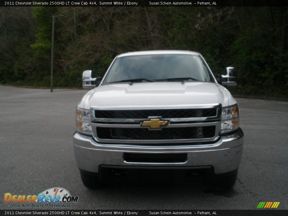 2011 Chevrolet Silverado 2500HD LT Crew Cab 4x4 Summit White / Ebony Photo #15