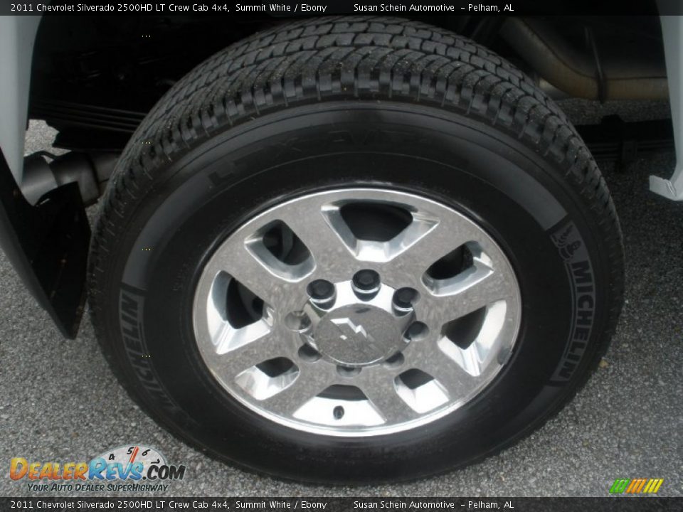 2011 Chevrolet Silverado 2500HD LT Crew Cab 4x4 Summit White / Ebony Photo #16