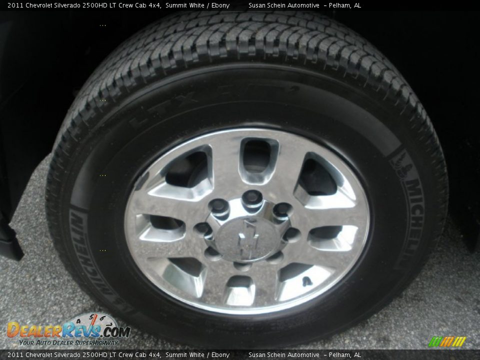 2011 Chevrolet Silverado 2500HD LT Crew Cab 4x4 Summit White / Ebony Photo #18
