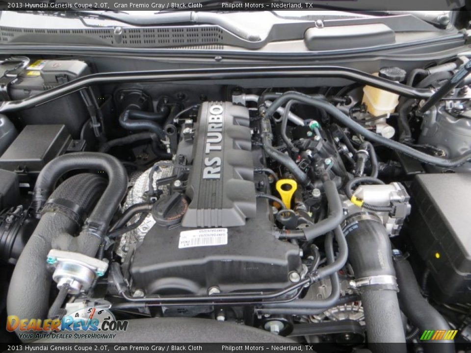 2013 Hyundai Genesis Coupe 2.0T Gran Premio Gray / Black Cloth Photo #17