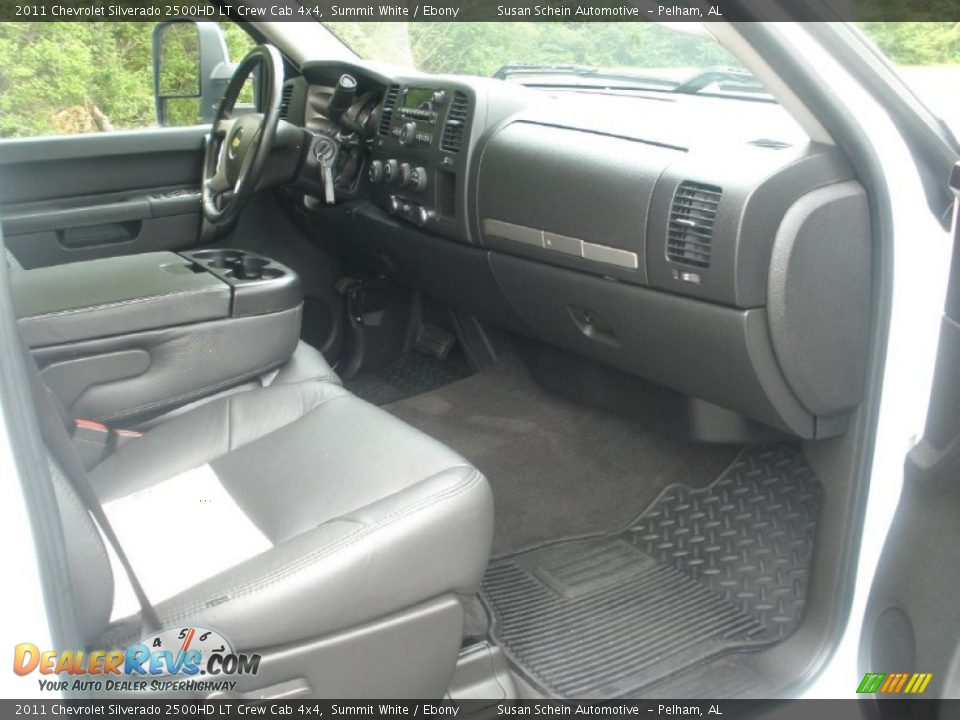 2011 Chevrolet Silverado 2500HD LT Crew Cab 4x4 Summit White / Ebony Photo #20