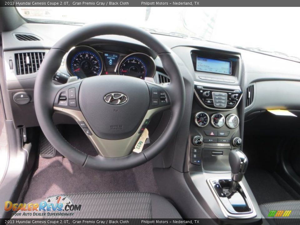 2013 Hyundai Genesis Coupe 2.0T Gran Premio Gray / Black Cloth Photo #21