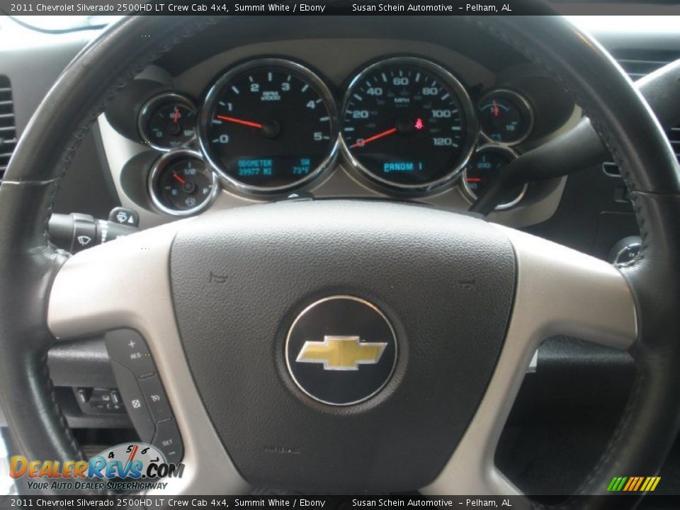 2011 Chevrolet Silverado 2500HD LT Crew Cab 4x4 Summit White / Ebony Photo #24