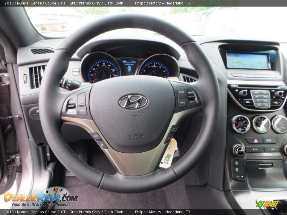 2013 Hyundai Genesis Coupe 2.0T Gran Premio Gray / Black Cloth Photo #27