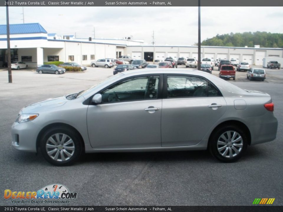 2012 Toyota Corolla LE Classic Silver Metallic / Ash Photo #12