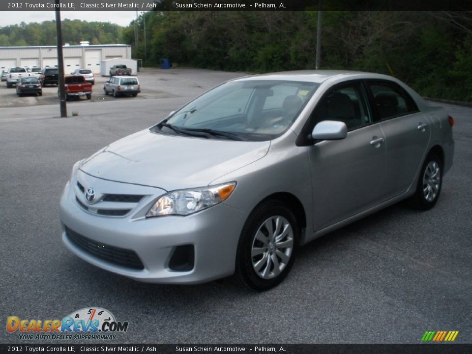 2012 Toyota Corolla LE Classic Silver Metallic / Ash Photo #13