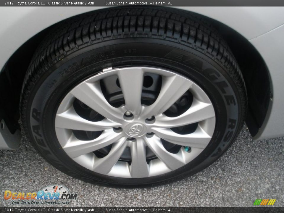 2012 Toyota Corolla LE Classic Silver Metallic / Ash Photo #15