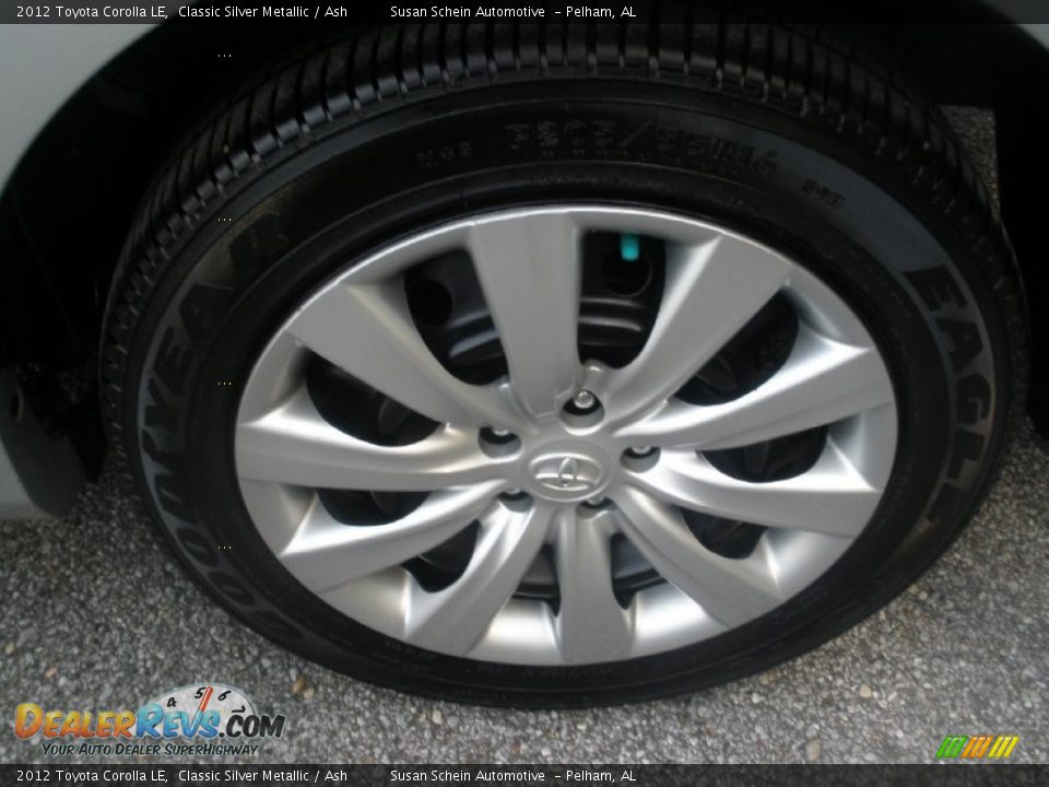 2012 Toyota Corolla LE Classic Silver Metallic / Ash Photo #16