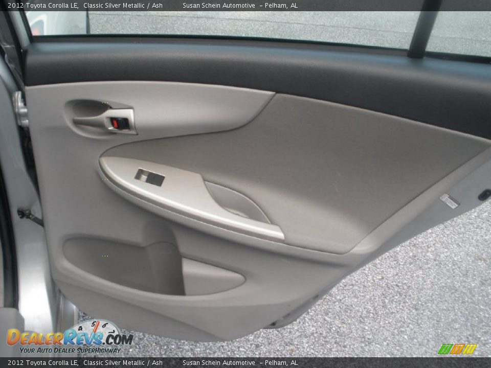 2012 Toyota Corolla LE Classic Silver Metallic / Ash Photo #23