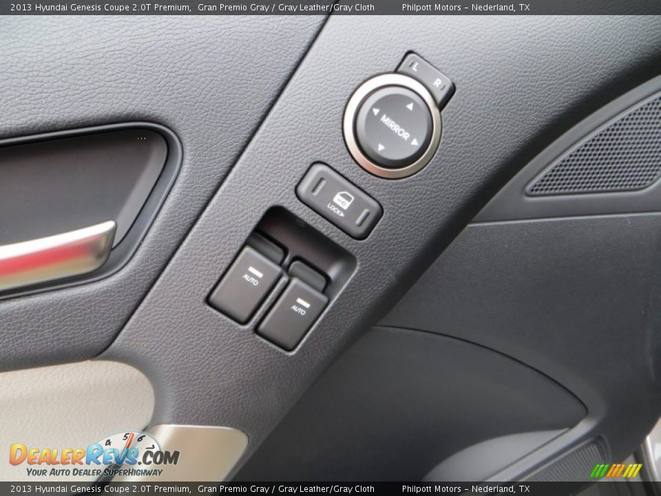 2013 Hyundai Genesis Coupe 2.0T Premium Gran Premio Gray / Gray Leather/Gray Cloth Photo #20