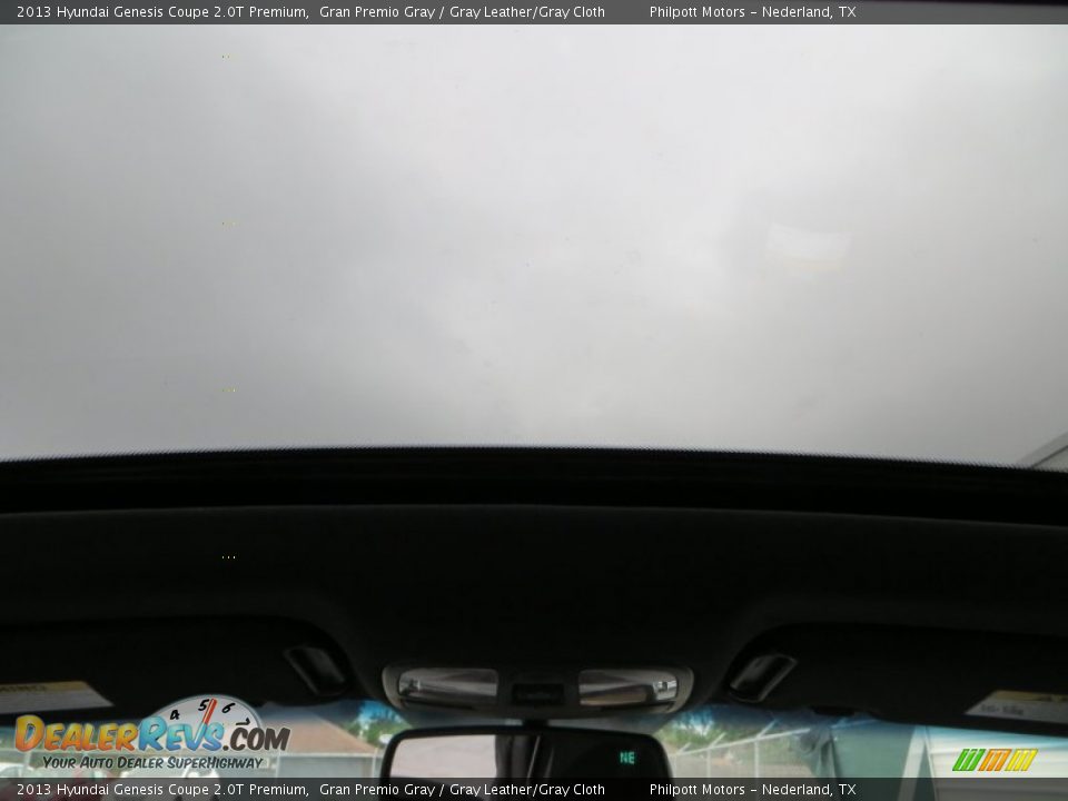 2013 Hyundai Genesis Coupe 2.0T Premium Gran Premio Gray / Gray Leather/Gray Cloth Photo #23
