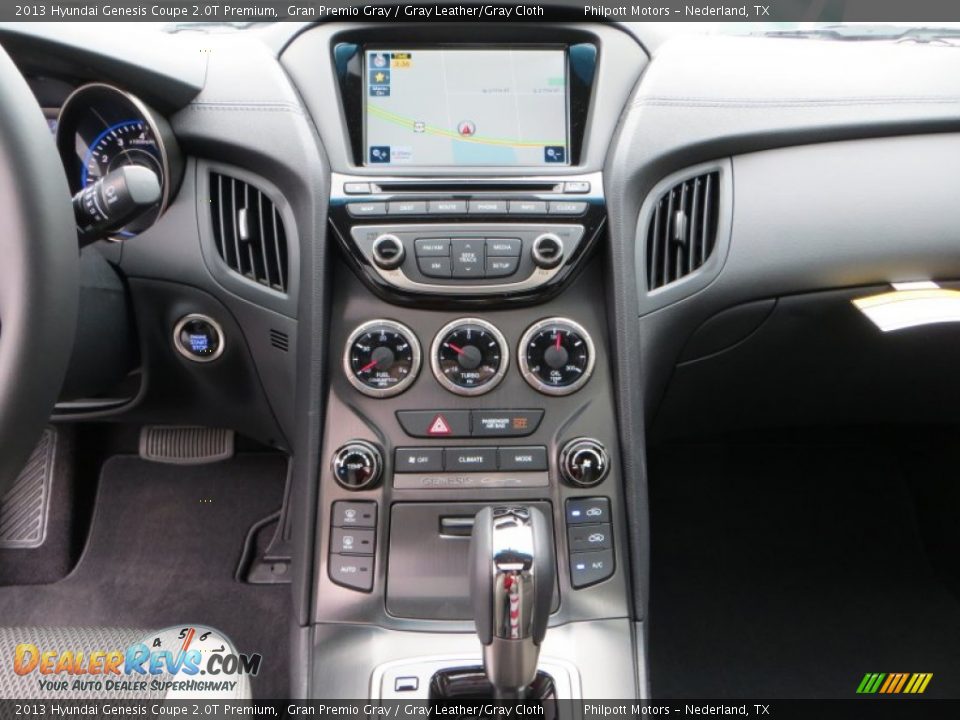 2013 Hyundai Genesis Coupe 2.0T Premium Gran Premio Gray / Gray Leather/Gray Cloth Photo #25