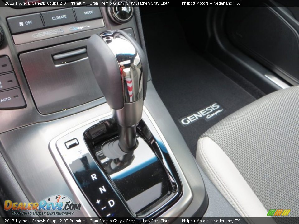 2013 Hyundai Genesis Coupe 2.0T Premium Gran Premio Gray / Gray Leather/Gray Cloth Photo #30