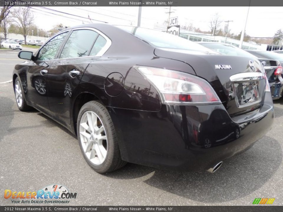 Crimson Black 2012 Nissan Maxima 3.5 S Photo #4
