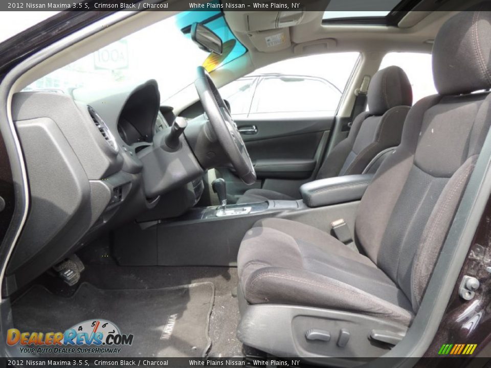 2012 Nissan Maxima 3.5 S Crimson Black / Charcoal Photo #13