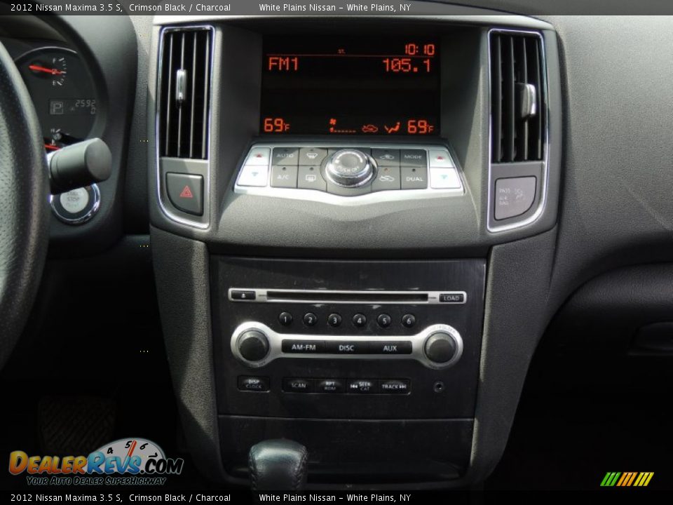 2012 Nissan Maxima 3.5 S Crimson Black / Charcoal Photo #17