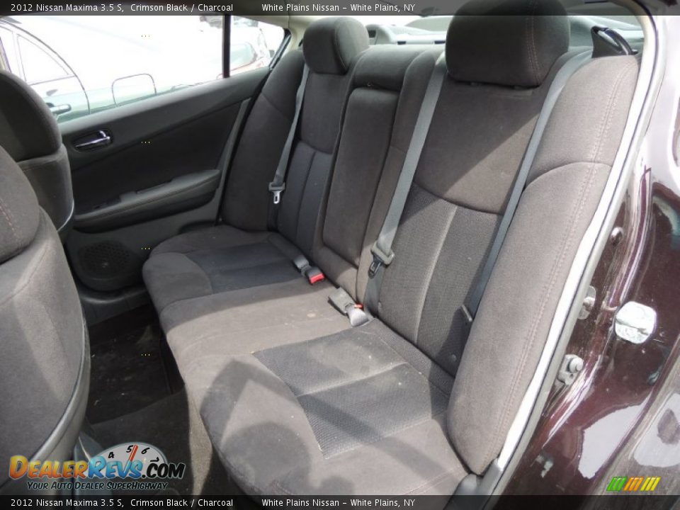 2012 Nissan Maxima 3.5 S Crimson Black / Charcoal Photo #23