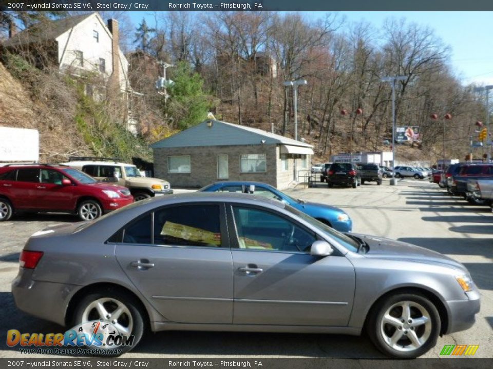 2007 Hyundai Sonata SE V6 Steel Gray / Gray Photo #10